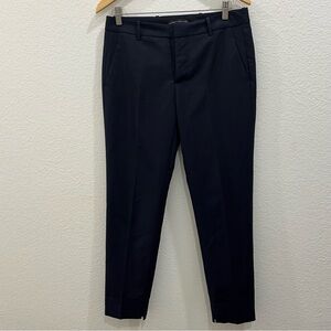 Zara woman navy blue cigarette pants Medium Capsule Wardrobe Must